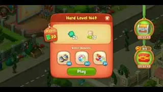 Gardenscapes Level 1669 Walkthrough 