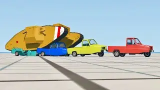 Tank vs. 4 Pigeons | BeamNG.drive