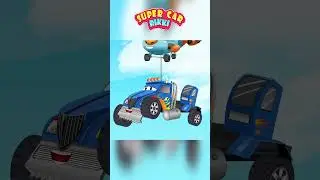 Supercar Rikki and Fire Truck Saves the City from the Monster Truck 04 #rikkishorts