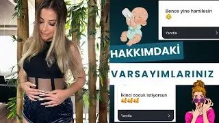 HAMİLE MİYİM?🤰🏼HAKKIMDAKİ VARSAYIMLARINIZI YANITLIYORUM | ASMR TÜRKÇE