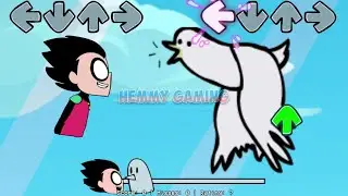 FNF Birdie Swaps Bird vs Robin Sing Look | FNF Vs Guys Look, A Birdie! V2 But Everyone Sings It