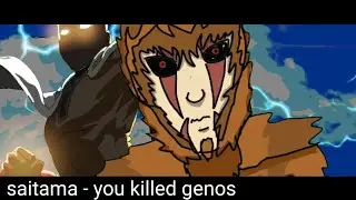 saitama's strongest punch ( one punch man )