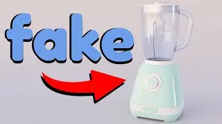 I challenged myself to make realistic objects in 3D