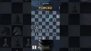 FORCED #chess #puzzle #88 7/1/2024 |#shorts