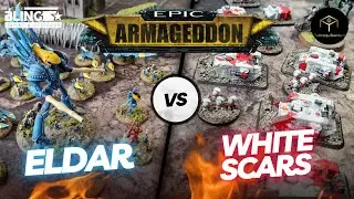 Epic Armageddon 40k Battle Report - Eldar vs White Scars