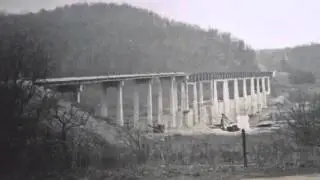 US 40 imploded 1946 bridge resurfaces Yough Lake Pa