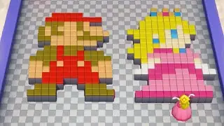 Super Mario Party Minigames - Peach vs Daisy vs Mario vs Luigi