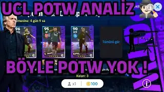 ŞAMPİYONLAR LİGİ POTW ANALİZ ! AÇMAYA DEĞERMİ ? eFootball MOBİLE 2024