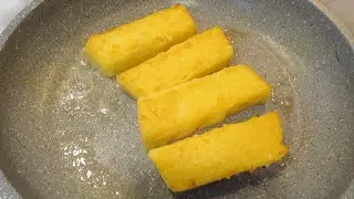 Fried Cornmeal Mush - Fried Polenta - Great Depression Era Recipe