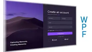WPF UI | Login Form #2 | C#