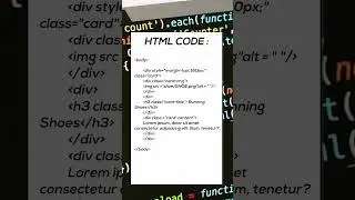 HTML | CSS | ANIMATION FOR SHOE WEBSITE