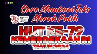 Cara Membuat Tulisan Merah Putih Di Canva. Membuat Tulisan Kombinasi Merah-Putih Di Canva.