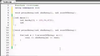 Buckys C++ Programming Tutorials   35   Passing Arrays to Functions