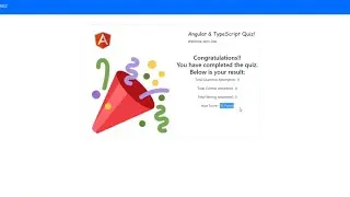 Angular 12 Quiz Application _ Angular step-by-step Project _ Quiz Application from Scratch