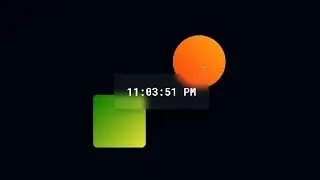 Modern Digital Clock UI Design using HTML, CSS & JavaScript | Creative UI Project 