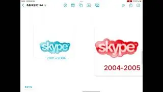 Skype historical logos