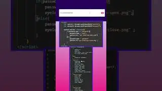 Show and Hide password #ibrahimcodes#mycodes#showandhidepaaword
