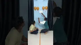 Bottle Spin With Pop Balloon Challenge #shorts