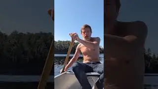 Last time in a canoe