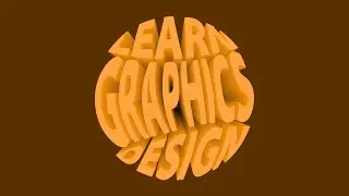 How to make Make 3D Circle Typography | Warp Text Into Shapes in Adobe Illustrator