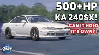 500+hp KA Nissan 240sx Drag Car Takes on MAPerformance Proving Grounds