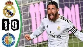 Real Madrid vs Getafe (1-0) Resumen y goles completo en español