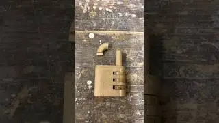 Wooden lock restoration