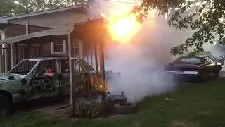Derby Car Burnout!