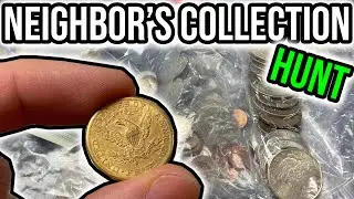 (FOUND GOLD) Looking Through A Neighbor's Old US Coin Collection - Old Envelopes
