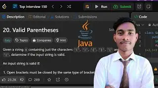 20. Valid Parentheses || Stack || leetcode || java