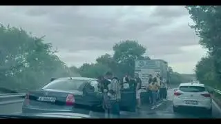 Верижна катастрофа на Пода в Бургас