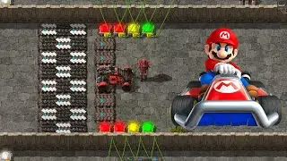 Factorio - Ultimate Racetrack (Mario Kart in my Megabase)