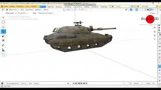 Итальянский танк (Progetto M40 mod 65) 3D Модель