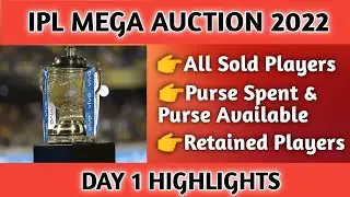 IPL Auction 2022 | IPL Mega Auction 2022 | Auction List | Team  After Auction | Retained Players |