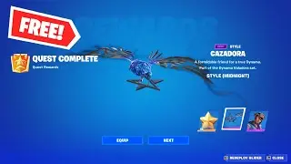 How to Get Free CAZADORA (MIDNIGHT) Glider in Fortnite Chapter 4 Season 3