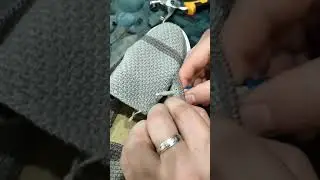 Вязаная обувь для начинающих. урок 14. Установка люверсов.