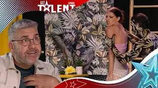 BODY PAINTING and dancing in a surprising and SHOCKING show | Auditions 8 | Spain's Got Talent 2023