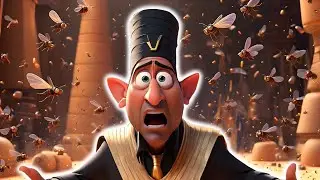 The 10 Plagues of Egypt: Moses and Pharaoh (AI Animated Bible Story)