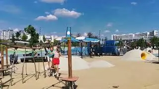 Очень любим парк Ходынское поле! Парк молодой,развивается стремительно,каждый раз здесь что-то новое