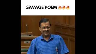 Arvind Kejriwal’s Poetic Roast of Modi Ji 🤣🔥🔥🔥 