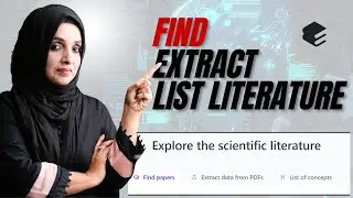 Find, Extract, and List literature (All in One AI Tool For Literature Review) | Elicit