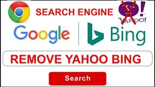 how to fix google chrome search engine changing to yahoo | remove yahoo search | bing to chrome