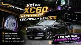 VOLVO XC60 UPGRADED WITH STUNNING PLUG-AND-PLAY INTERIOR LEDS AND TECKWRAP S75 PPF, HIGH-END SPEC...