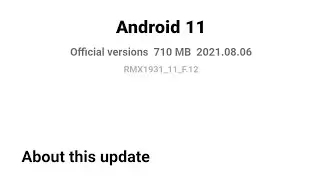 Realme UI 2.0 RMX1931_11_F.12 New Update Aug 2021 #EarlyUpdate #RealmeUI #BGMI  #Techinformer #Short