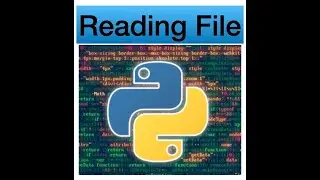 Learn Python - Tutorial 3/10 - How to Read File