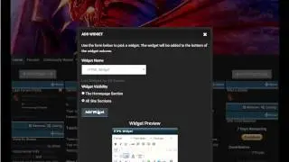 Widgets Tutorial