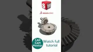 assembly of bevel gear in solidworks  