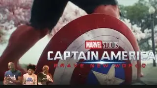 RED HULK!! Caaptain America Brave New World Trailer REACTION!!