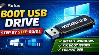 How to Boot USB Using Rufus | Create Bootable USB (Step-by-Step Guide)