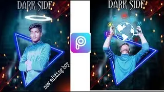 PicsArt social media photo Editting tutorial  II social media creative icon editing(New editing boy)